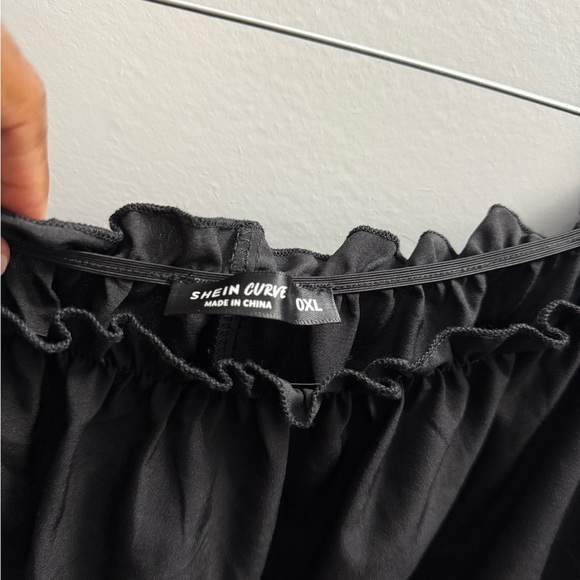 SHEIN Curve Black Off-Shoulder Blouse (0XL) - Picture 3 of 3